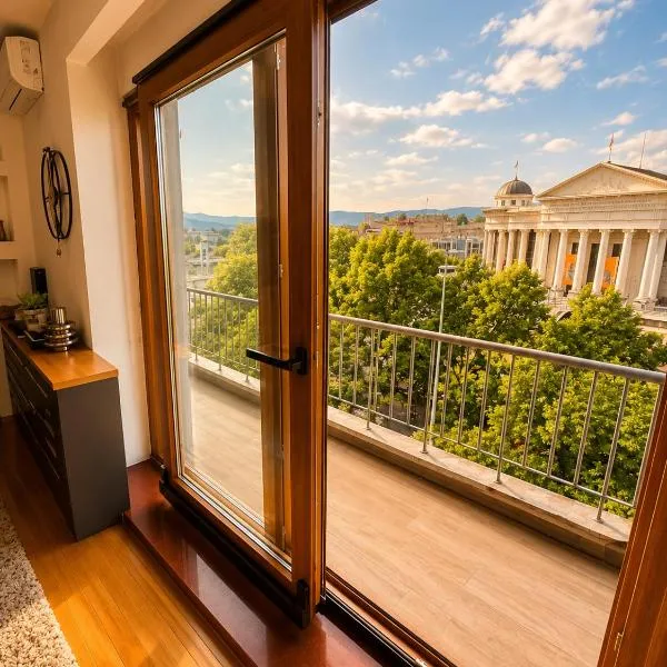 Main City Square Luxury Appartment with Great View Sony Appartments #2, viešbutis Skopjėje