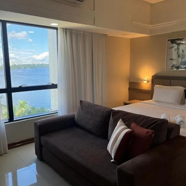 Flat Tropical Executive - Linda vista para o rio, hotel em Manaus