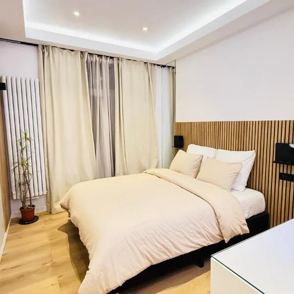 Designer studio with private garden Peaceful haven, hotel i Bruxelles