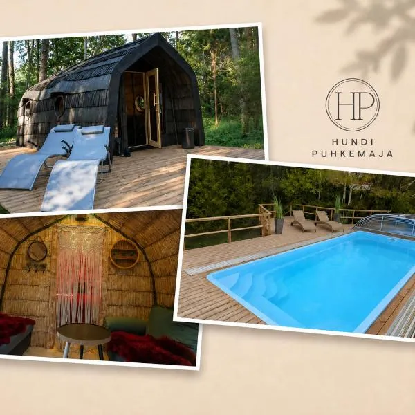 Hundi Holiday Home Cabin "Paat", hotel en Hiiessaare