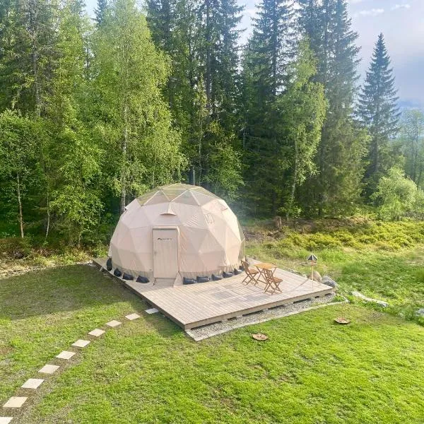 Dome Glamping with shared bathroom, hotel em Lillehammer