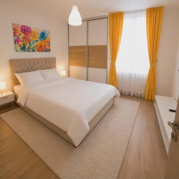 MM Central Apartment with Parking, viešbutis Skopjėje