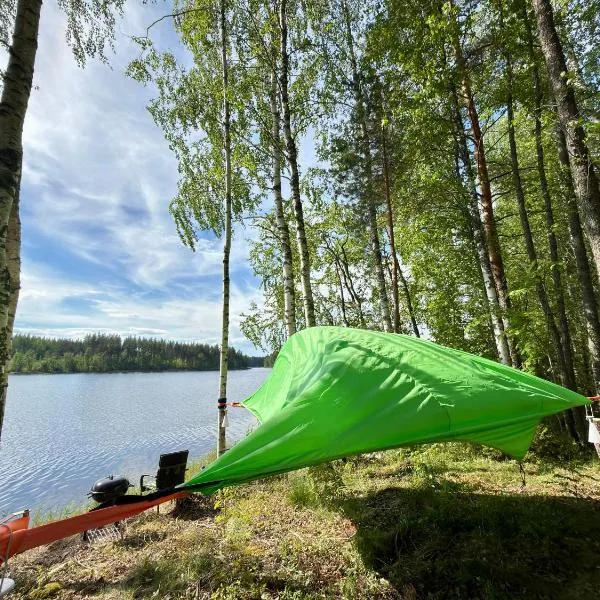 사본린나에 위치한 호텔 Tree Tents at Alaska Glamping Linnansaari
