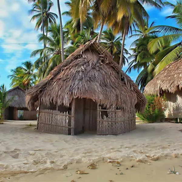 Islas de Guna Yala Cabaña tradicional Guna Tubasenika, hotell i Arritupo Número Dos