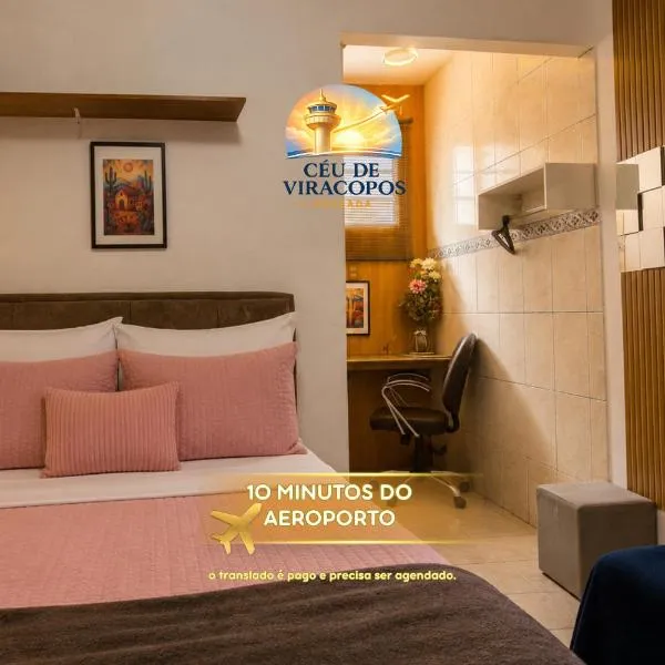 Suíte Privativa 8min Viracopos, Smart TV, Wi-Fi, Hotel in Campinas