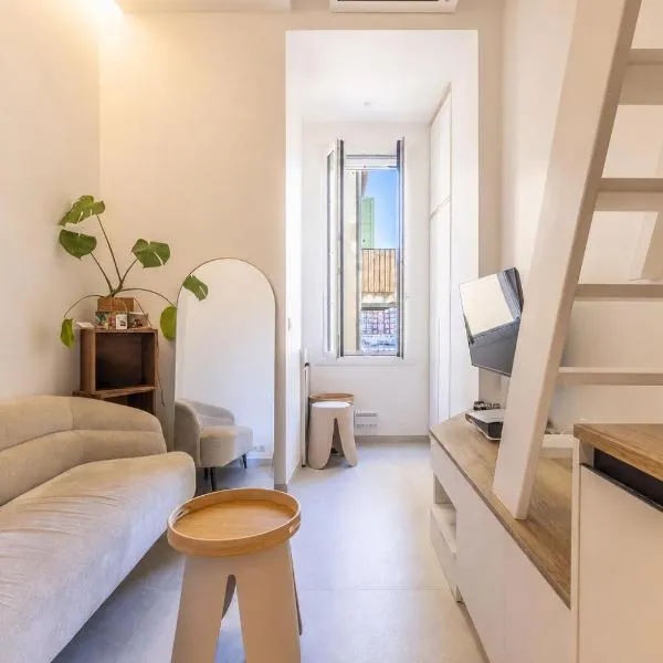 Nid perché avec aperçu mer Tout à pied !, Hotel in Nizza
