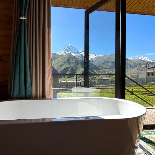Mtaura Cabins, hotel a Kazbegi
