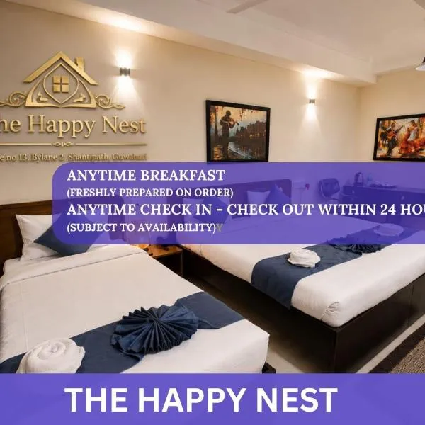 The Happy Nest- A Boutique Stay only 7 mins from Nemcare, Apollo, Physicswalla, Allen, hotel v destinácii Guwahati