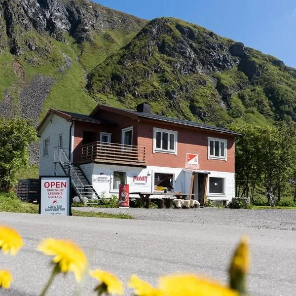 Unstad Surfpacker Hostel, hotel v destinácii Unnstad