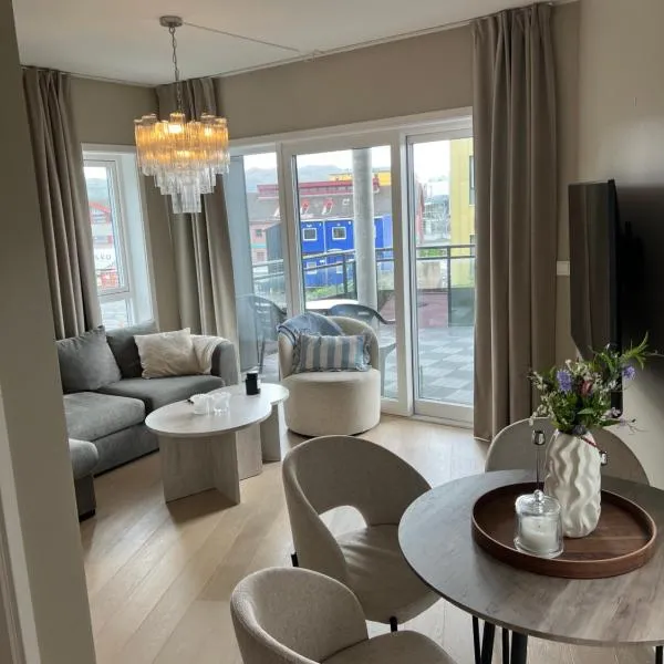 Brand new 3-room apartment for rent in Straume!, hotel v destinaci Straume