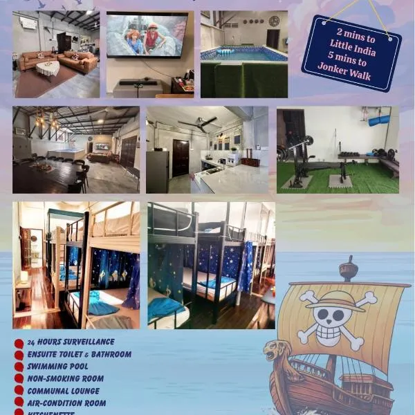 Pirate's Cove, hotel di Melaka
