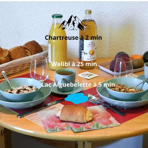 Saint-Béron에 위치한 호텔 Appartement Cosy - Business & Détente - Lacs & Chartreuse - Proche A43