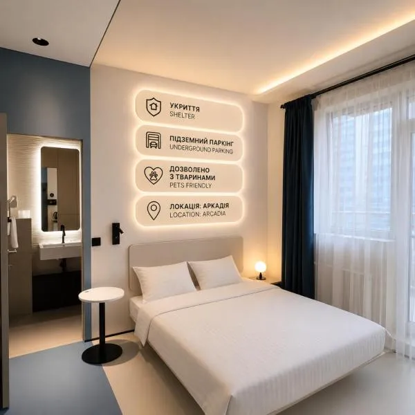 Ultramarinn Hotel, hotel i Odessa