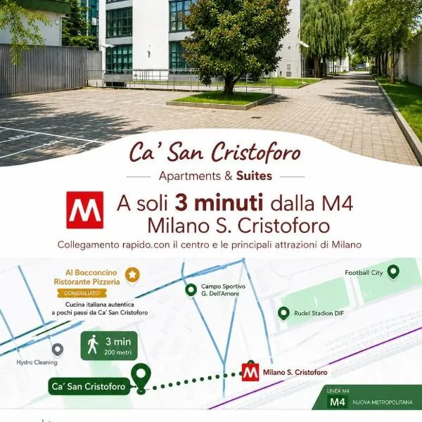 CA' San Cristoforo Apartments & Suites, hotel in Milan