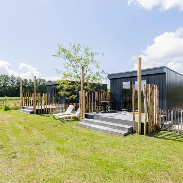 Viesnīca Tiny House met vlonder | 2 personen - Vakantiepark De Kremmer pilsētā Gasselte