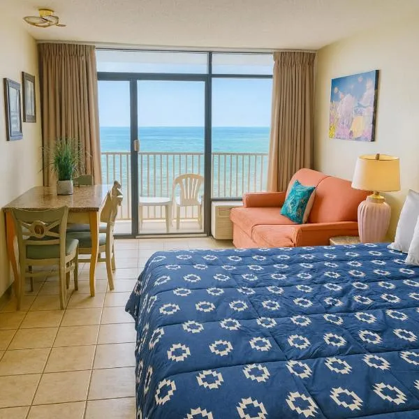 Direct Oceanfront 2-Br Condo, Best Water Amenities in Landmark Resort – hotel w mieście Myrtle Beach