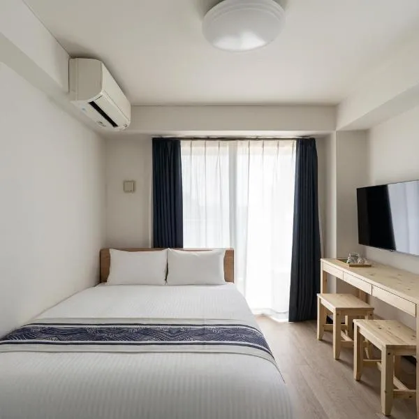 Viesnīca Kaiyukan & USJ 8 min Asashiobashi City Stay B Osakā