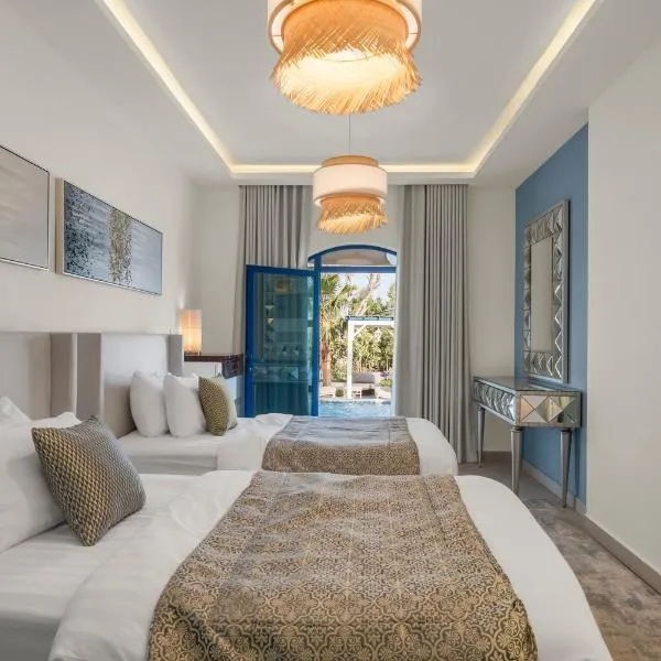 Santorini Villa 40 Meters Pool Blue feeling，拉斯海瑪的飯店