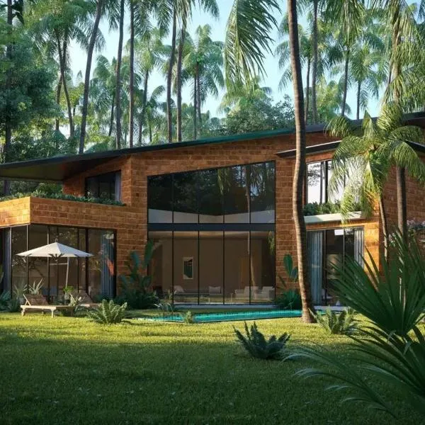 New 3BHK villa with pool, near Westin North Goa, ξενοδοχείο σε Anjuna