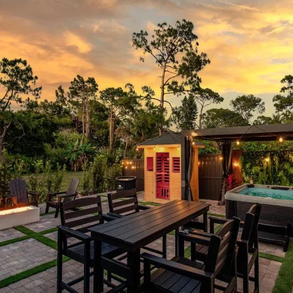 Black Vanilla Luxe Retreat - Sauna, Cold Plunge & Pure Relaxation, hotel em Naples