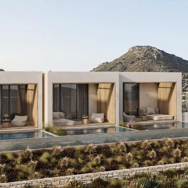 Geomilos Private Suites Milos, viešbutis mieste Triovasálos