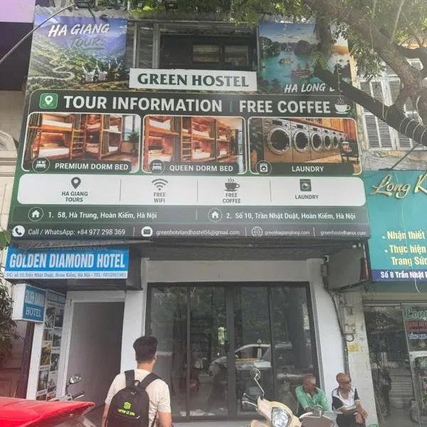 Green Hostel Hanoi 2, hotelli kohteessa Hanoi