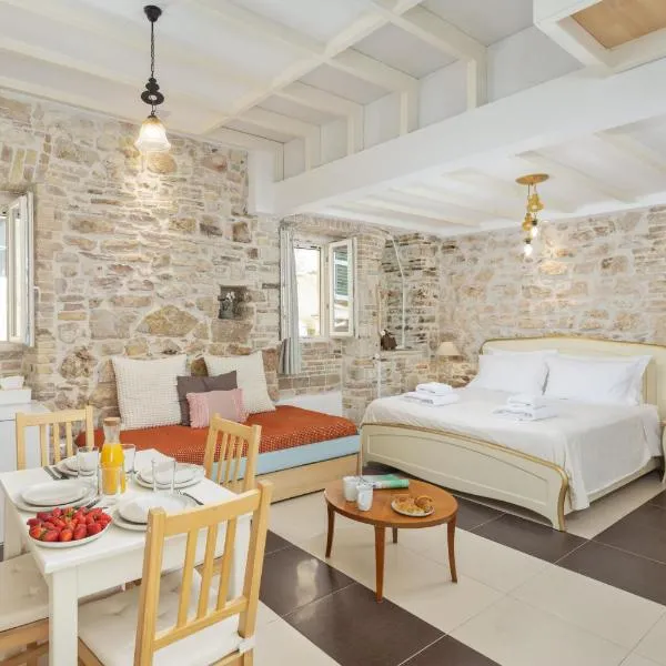 Corfu Breeze Liston Apartments，科孚城的飯店