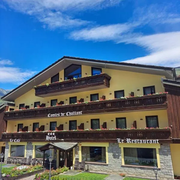 Hotel Comtes De Challant, hotel en Fenis