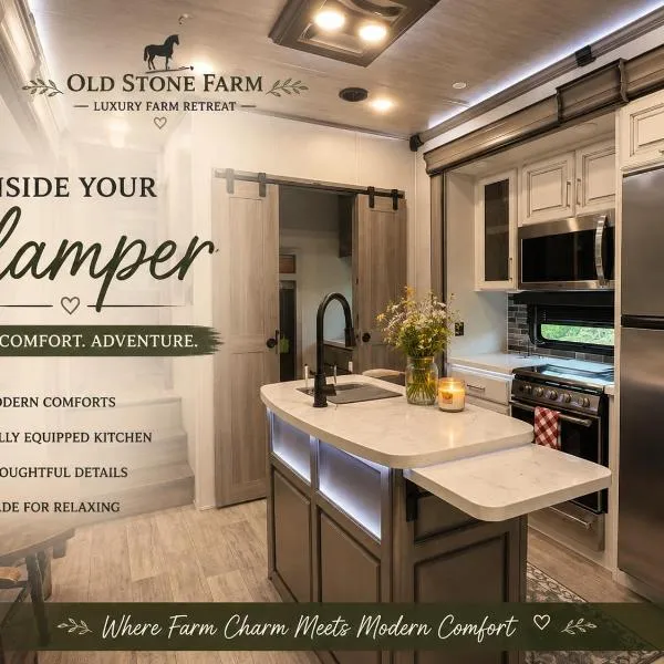 Old Stone Farm Luxtury Glamping, viešbutis mieste Meaford