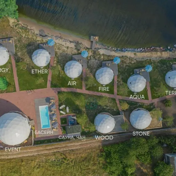 EcoSpace Sea -- Глемпінг на Київському морі, hotel v destinácii Tolokun