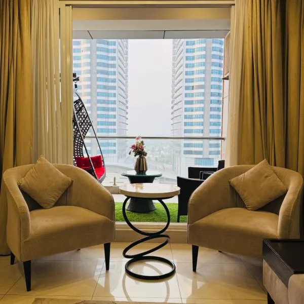 Skyline Capital Retreat Premium Serviced Apartments - Elysium Tower Islamabad, hotell i Islamabad