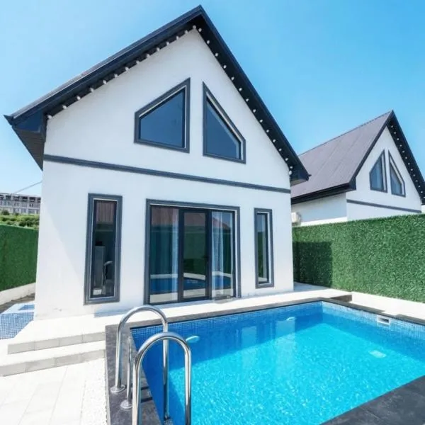 A-frame-WHITE HOUSE-I, hotel em Qusar