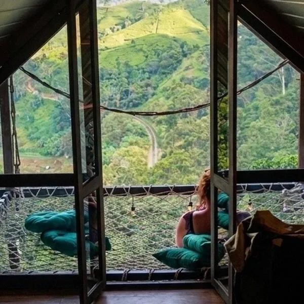 Fern Hill Cabins, hotell i Ella