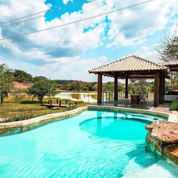 Chalé/Loft com hidromassagem defronte Lagoa na Serra do Cipó,雅博蒂卡圖巴斯的飯店