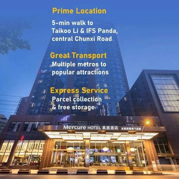 Mercure Chengdu Chunxi Taikoo Li, hotel din Chengdu