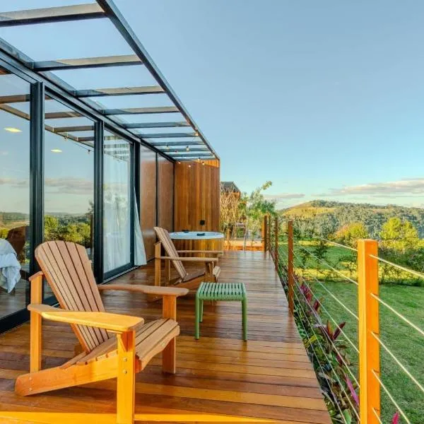 Refúgio Tapera Bungalows & Wellness, hotel di Venda Nova do Imigrante