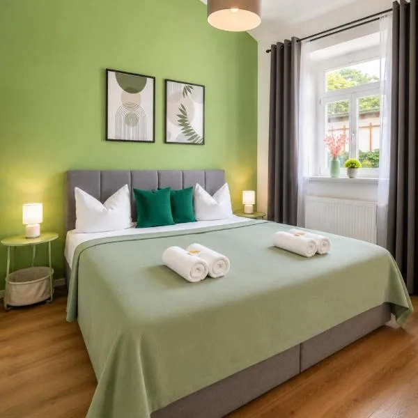 CoView - Dresden Neustadt - Küche - Terrasse - Highspeed Wlan, viešbutis Dresdene