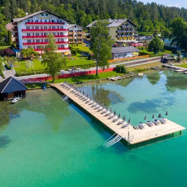 Strandhotel Orchidee, hótel í Sankt Kanzian