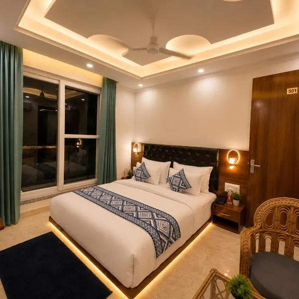Sitara Premium Gangotri Palace, 1km Distance from New Glass Bridge - Tapovan #privateparking, hotell i Rishīkesh
