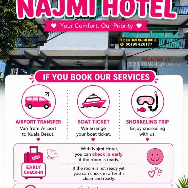 Perhentian Najmi Hotel, Hotel in Perhentian-Inseln