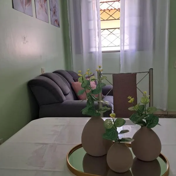 01-Apartamento a 3min do centro com Wi-Fi ideal para família, hotell i Alta Floresta