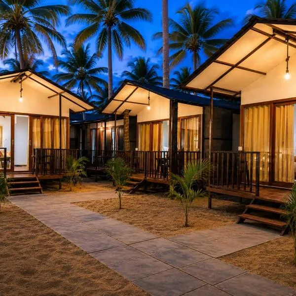 Seashell Cottages Palolem、カナコナのホテル