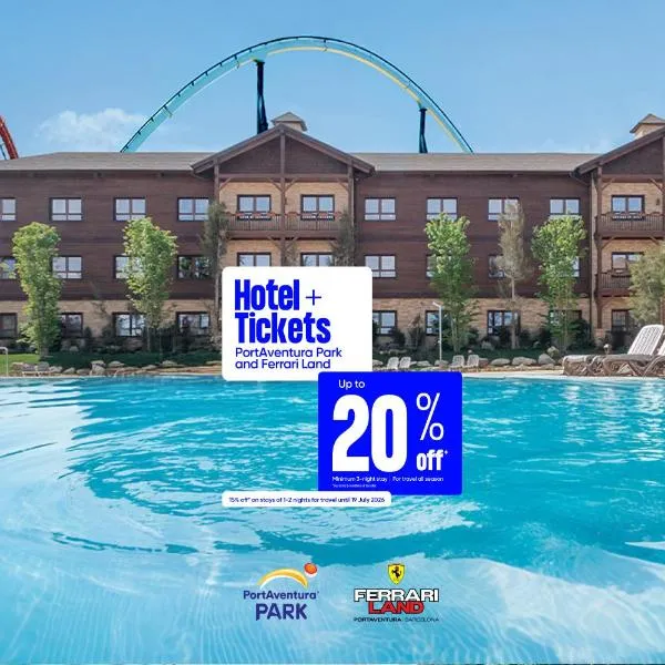 PortAventura Hotel Colorado Creek - Includes unlimited access to PortAventura Park & 1 access to Ferrari Land, hotel en Salou