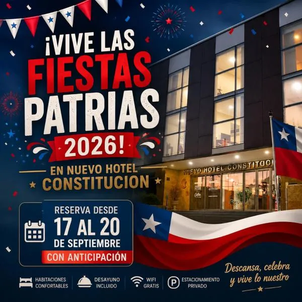 Nuevo Hotel Constitucion, hotel en Constitución