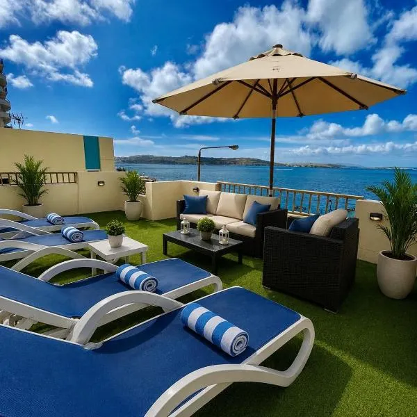 Spacious Bugibba Seafront Home 3BR Free Parking Free WiFi, hotel a St Paul's Bay