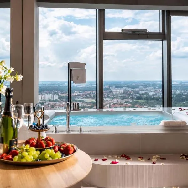Apartamenty Sky Tower, hotell Wrocławis