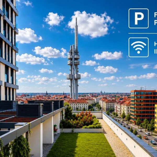 ART Garden Towers Prague, hotell i Praha