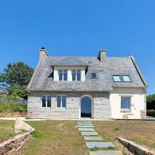 Bréhat Vue Mer - Villa San Denn, מלון בבראה