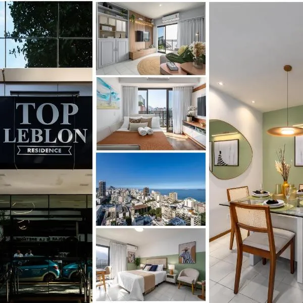 Top LEBLON com Vista Mar e Vista Cristo Redentor a 300m PRAIA e 150m Metro - Estacionamento e Portaria 24h - Anuncio com Opção de 1 Quarto e 2 Quartos, Hotel in Rio de Janeiro