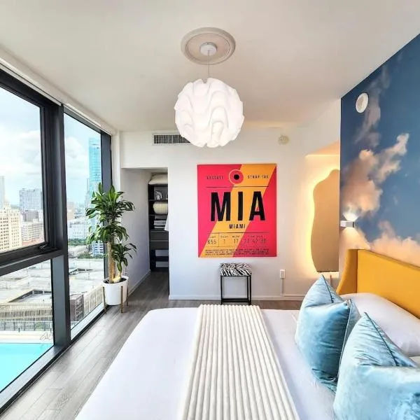 Electric Luxury Downtown Bayfront Brickell, hotel en Miami